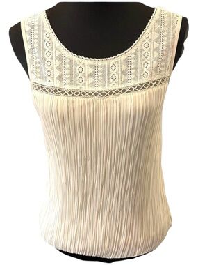 CREAM Brand Off White Angolie Lace Top (EU 34/US XS)